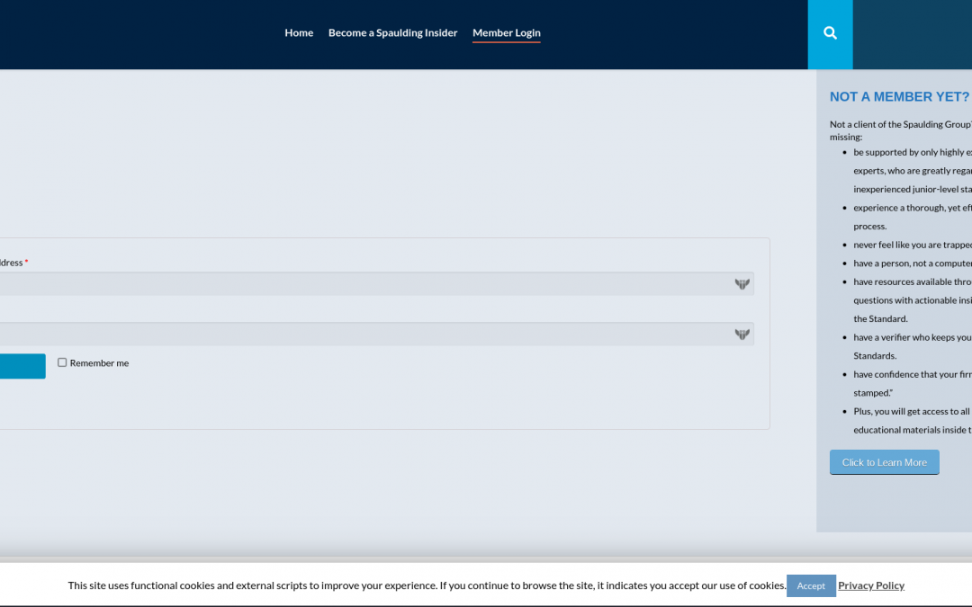 Membership Website